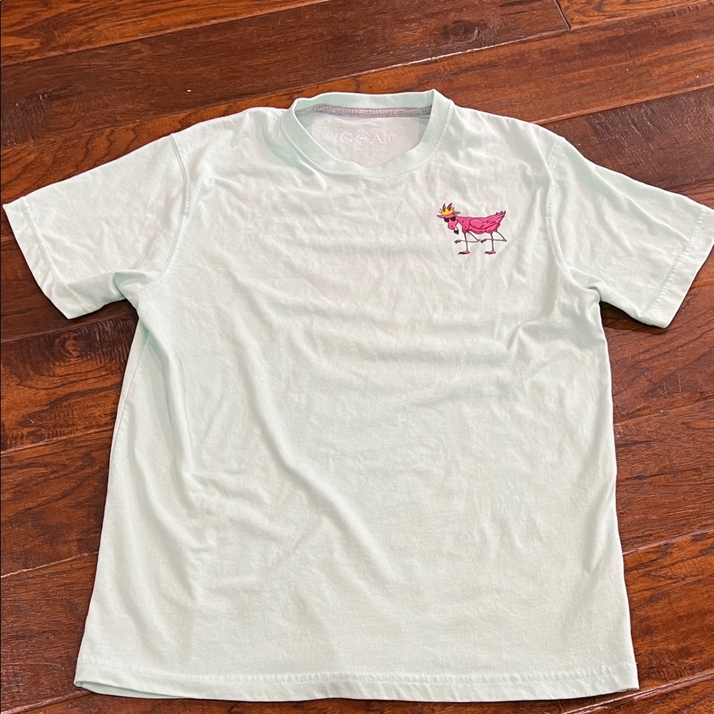 Goat USA:  T-Shirt with Pink Flamingo